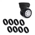 thumbnail image 2 of 8 Fundas para Ruedas de Equipaje, Protectores de Ruedas de Maletas de Silicona, Cubierta Protectora Antiruido para la Mayoría de las 8 Ruedas Giratorias, 2 of 8