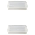 thumbnail image 1 of Cateissary Coin Storage Boxes Rectangular Plastic Specie Scratch-Resistance Desktop Holders Container Home Coins Collectibles Shop Supplies 2Conjunto, 1 of 6