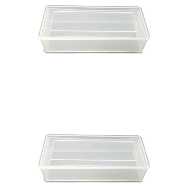Cateissary Coin Storage Boxes Rectangular Plastic Specie Scratch-Resistance Desktop Holders Container Home Coins Collectibles Shop Supplies 2Conjunto