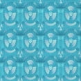 thumbnail image 1 of Ahgly Company Machine Washable Indoor Square Transitional Bright Turquoise Blue Area Rugs, 6' Square, 1 of 7