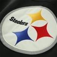 thumbnail image 3 of Men's '47 Black Pittsburgh Steelers Big & Tall Split Zone Cornerback V-Neck Hoodie, 3 of 3