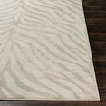 thumbnail image 6 of Mark&Day Animal Print Rugs, 4x6 Chambery Modern Zebra Tiger Light Gray Area Rug, Beige Grey Carpet for Living Room, Bedroom or Kitchen (3'11" x 5'7"), 6 of 18