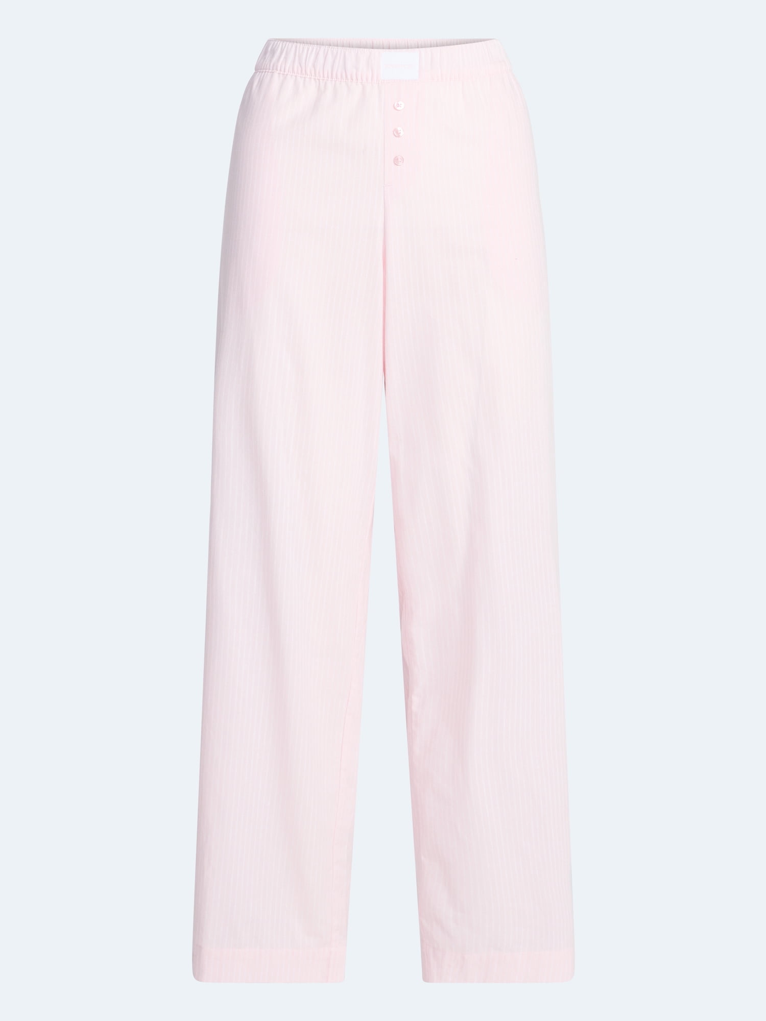 Joyspun Women's Poplin Sleep Pants, 30'' Inseam, Sizes XS-3X