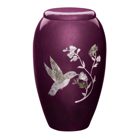 Urnsdirect2u Burgundy Hummingbird Adult Urn, 220 CI