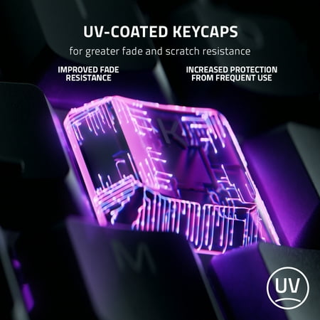 Razer Ornata V3 Full-Size Wired Mecha-Membrane Gaming Keyboard for PC, Chroma RGB, Black
