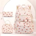 thumbnail image 5 of Weebloom Bow School Backpack With Lunch Box Pencil Case For Kids Girls Cute 3Pcs School Bags Set Daypack Large Bookbag Elementary Middle High School Beige, 5 of 5
