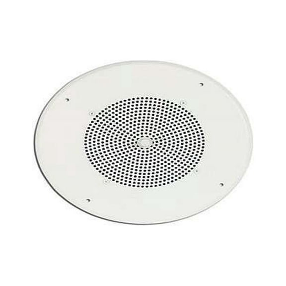 Bogen Ceiling Speaker, 4 - 1/8 Watt, 25/70V AC, 8" Diameter, Off White