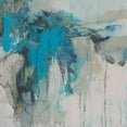 thumbnail image 3 of Goldberger, Jennifer 12x12 Black Modern Framed Museum Art Print Titled - Painterly Teal II, 3 of 5