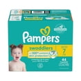 thumbnail image 1 of Pañales Pampers Swaddlers etapa 7 unisex 44 piezas, 1 of 4
