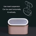 thumbnail image 2 of Portable Makeup Organizer Box with LED Mirror - Pink, 2 of 5