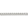 thumbnail image 2 of TheJewelryHut Designer Sterling Silver 8.3mm Pav? Curb Chain, 2 of 2