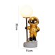 thumbnail image 3 of Resina Spaceman Moon Table Light 10 Gears Regulable Decoración para el hogar para el escritorio de la oficina del coche JShteea El nuevo, 3 of 7