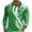 Green D, variant on Stamzod Men's Fashion Oversized Shirt Fashion Strip Printed Turndown Long Sleeve Shirt Casual Gym Shirts Men Workout Hot Pink C L