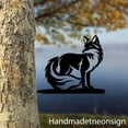 thumbnail image 2 of Handmadetneonsign Fox On Branch Metal Tree Stake, Fox Garden Tree Stake, Fox Animal Metal Tree Art 68511, 2 of 3