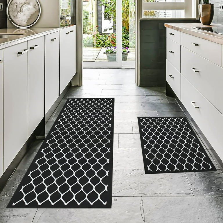 Kitchen Mat [2PCS] Cushioned Comfort Anti-Fatigue Floor Mat, Waterproof  Non-Slip