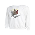 thumbnail image 2 of OUSITAID Christmas Family Matching Fashion Warm Outfits Christmas Tree Print Loose Pullover Tops Loungewear Skin-Friendly, 2 of 9