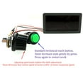 2024 6V30V Digital Display LED DC Motor Speed Controller PWM Stepless
