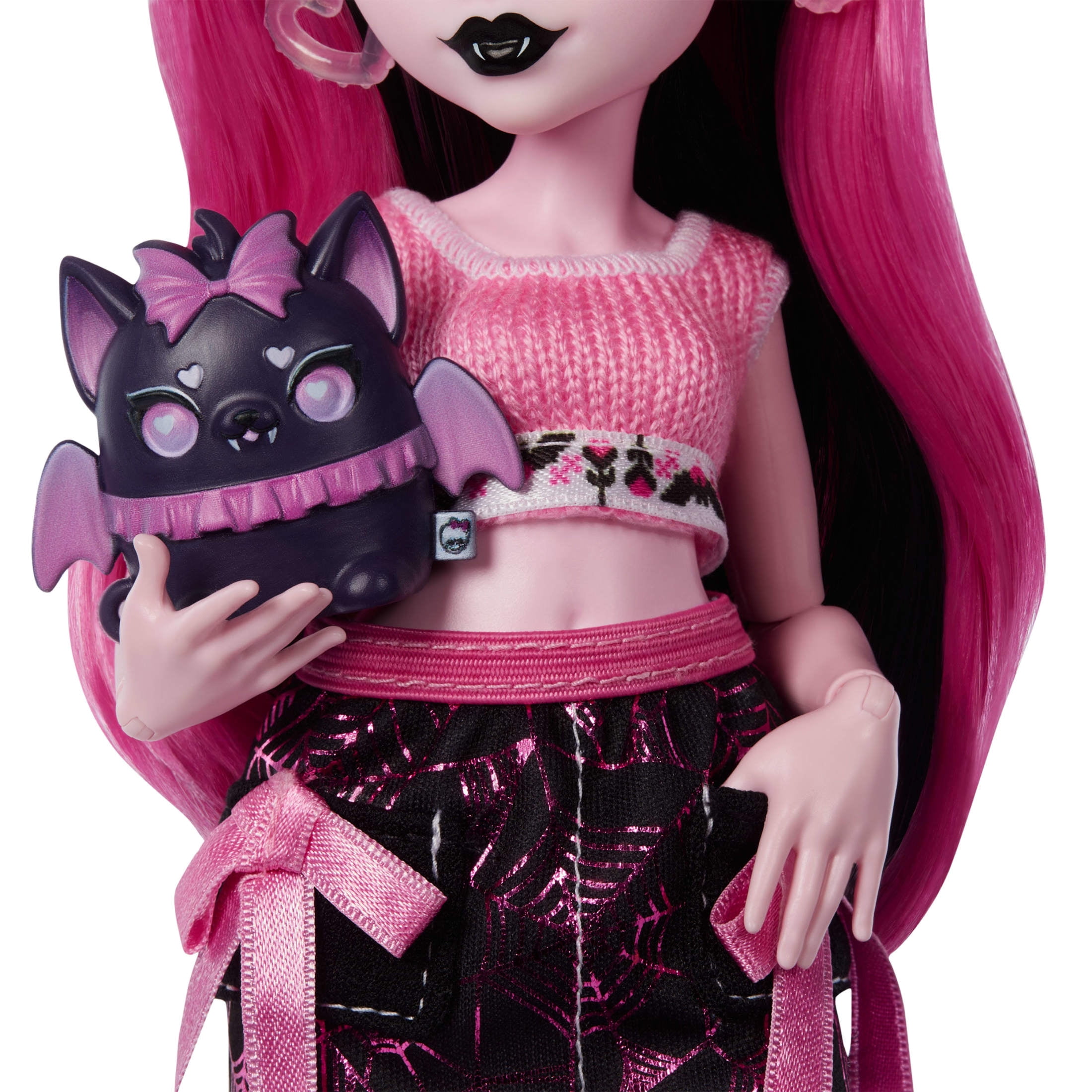 Monster High Self-Scare Secrets Draculaura Fashion Doll with 13 Realistic Accessories