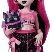 Monster High Self-Scare Secrets Draculaura Fashion Doll with 13 Realistic Accessories