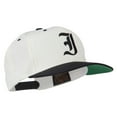 thumbnail image 5 of Old English I Embroidered Flat Bill Cap - Natural Black OSFM, 5 of 5