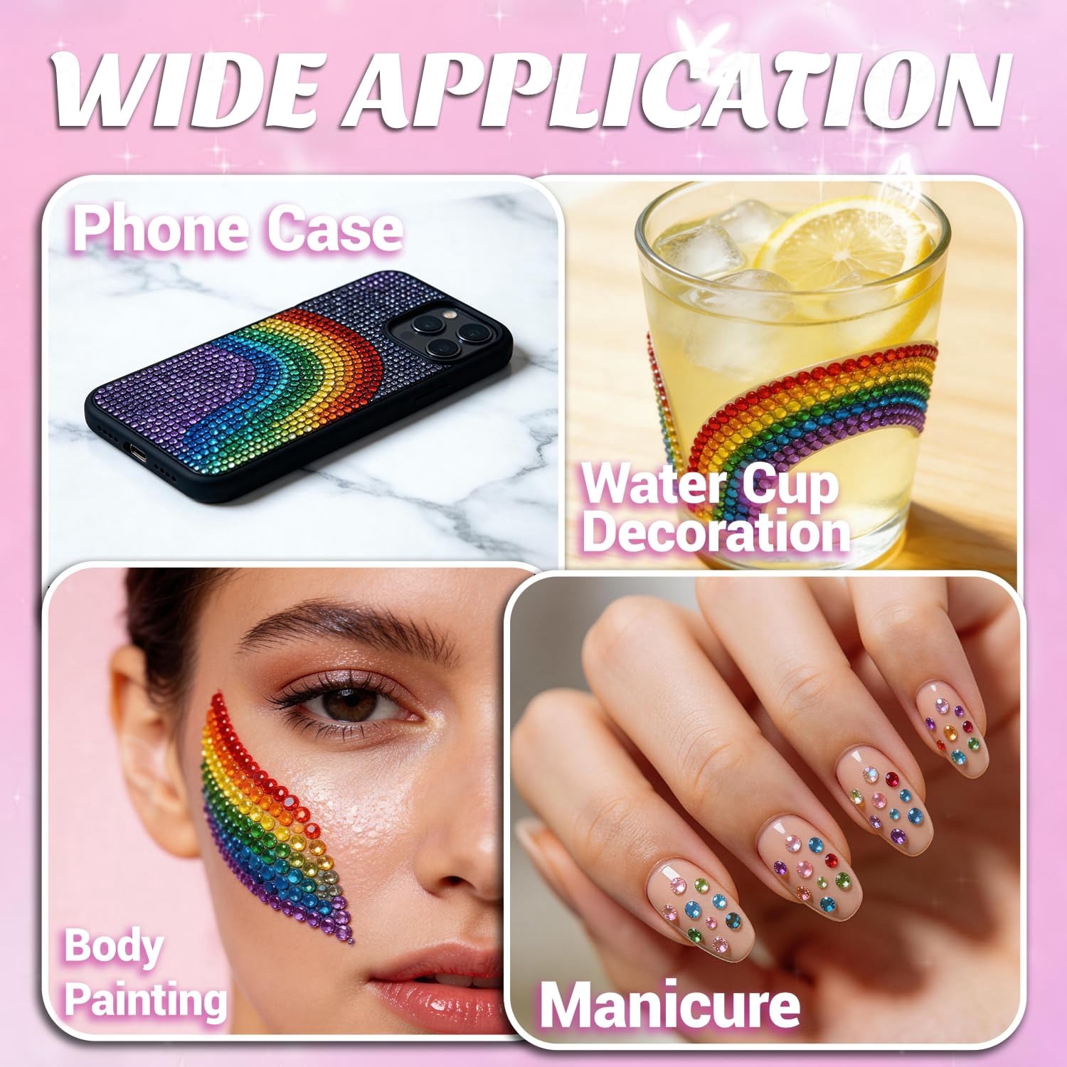 Bedazzler Kit with Rhinestones, 32000Pcs Rhinestone Kit with Glue and Tools for Bedazzling, Bedazzl Kit for Nail Craft, Diamond Art and Clothes
