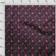 thumbnail image 2 of oneOone Cotton Poplin Fabric Leaves & Floral Artistic Printed Craft Fabric BTY 42 Inch Wide, 2 of 4
