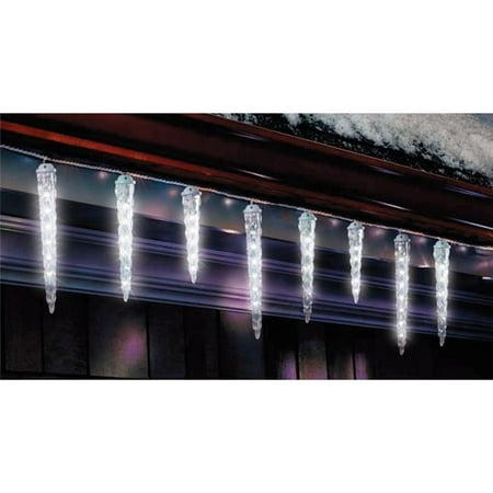 Trading Christmas Lights Home Depot Ace Trading - Sienna 9367145 Led Dripping Christmas Icicle Light Set Cool White - 10 Count ()