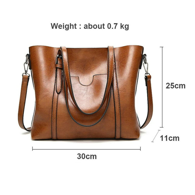 CoCopeaunt Shoulder Bags for Women Oil Wax Leather Handbag Tote Crossbody  Bag Women Luxury Handbag Women Bags Designer Handbag High Quality 