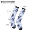 thumbnail image 5 of Easygdp Turtle With Blue Stones Fashionable Adult Sockings&Sports Sockings&Breathable Sockings, Non-Pilling,Contrasting Color Design, 5 of 9