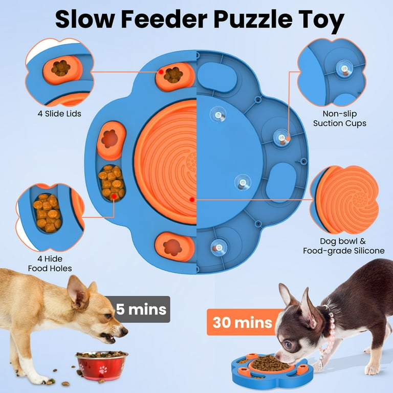 PcEoTllar Dog Puzzle Toys, Treat Dispensing Dog Enrichment Toys for IQ  Training and Brain Stimulation, Interactive Mentally Stimulating Toys as  Gifts for Puppies, Cats, Dogs - Walmart.com