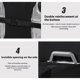 thumbnail image 4 of Guardurnaity Funda protectora elástica gruesa para maleta de viaje con varilla de tracción. Viajes, Equipaje y Accesorios Varios negro XL (28-29 pulgadas), 4 of 6