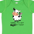 thumbnail image 4 of Inktastic Sorry, I'm a Bit Moody Today Cute Cow Pun Boys or Girls Baby Bodysuit, 4 of 5