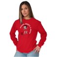 thumbnail image 3 of Brains Beauty & Betty Boop Cartoon Women's Long Sleeve T Shirt Brisco Brands L, 3 of 6