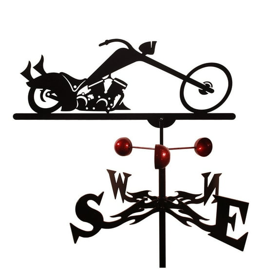 SWEN Products Farrell Chopper Motorcycle Steel Weathervane