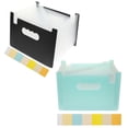 thumbnail image 1 of LABSERRON 2Pcs Office Accordion Bag PP Black Multi Layer Design for Home Use, 1 of 8