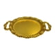 thumbnail image 3 of Bandeja para servir fruta, plato de metal, elegante, versátil, para decoración del hogar, postre, aperitivos 23.5 cmx18 cm, 3 of 9