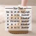 thumbnail image 3 of Miluxas Winter Snow Boots for Women Warm Fleece Lined Ankle Booties Wide Calf Side Zipper Round Toe Boots Faux Suede Platform Booties Comfortable Outdoor Non-Slip Walking Boot Brown 7(39), 3 of 9