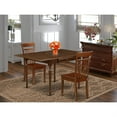 thumbnail image 4 of East West Furniture Monza 3-piece Dining Set with Slat Back in Mahogany, 4 of 4