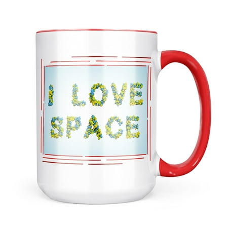 

Neonblond I Love Space Stars Green Blue Rendering Mug gift for Coffee Tea lovers