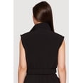 thumbnail image 4 of Women's Side Stripe Zip Front Cropped Vest, 4 of 4