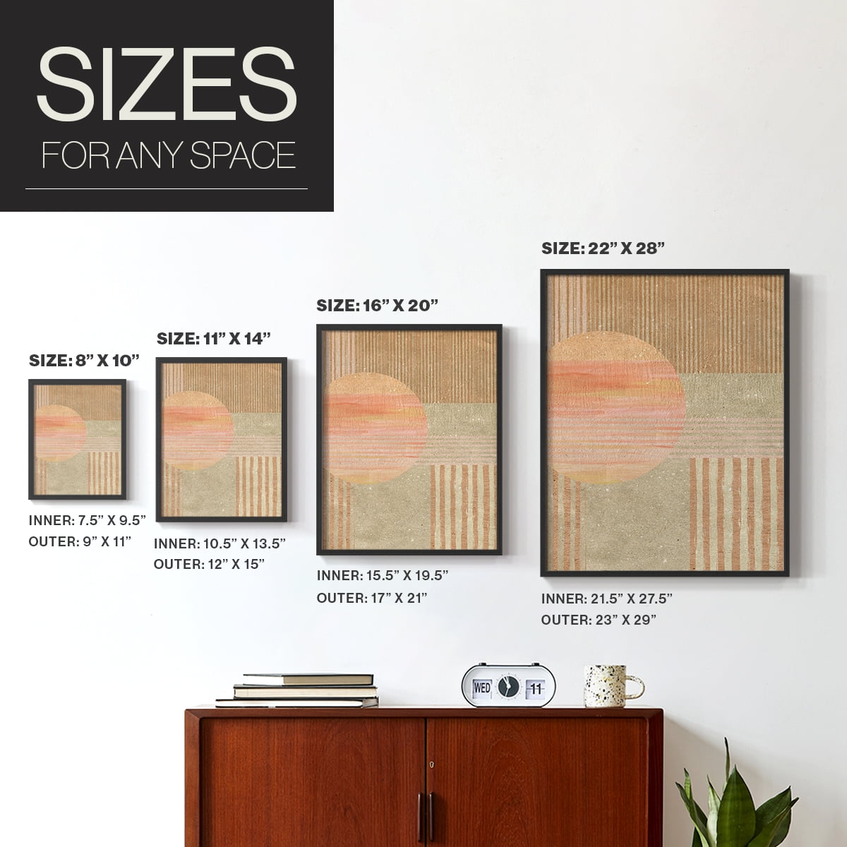 Adobe Sunrise I in Paper Solid Wood 22 x 28 Framed Print