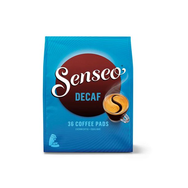 Douwe Egberts SENSEO Coffee 36 Pods/Pads Decaffeinated *WellBalanced