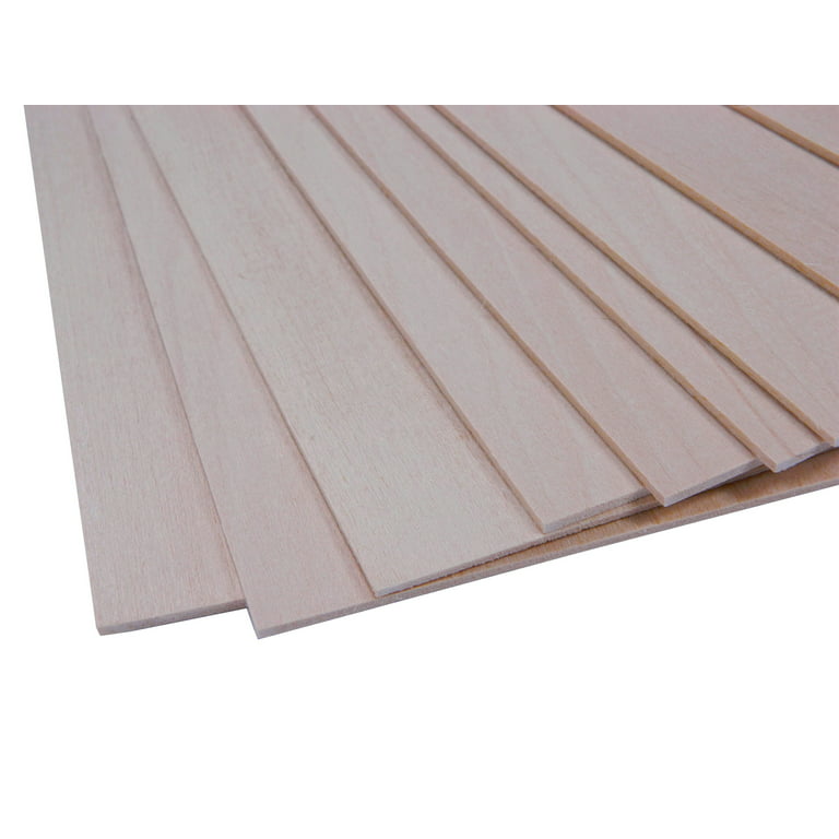 Basswood Sheets - 1/16 x 4 x 24