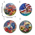 thumbnail image 2 of RKSTN 4th of july decorations Cup Mat Event Party Restaurant Tableware Insulation Tea Cup Mat Non-slip Cup Mat, 2 of 8