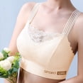 thumbnail image 2 of Seamless Lace Bandeau Bra Top with Removable Padding for Support Comfort and Smooth Wear, 2 of 4