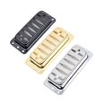 thumbnail image 4 of Net Hole Brass Electric Guitar Pickup Humbucker Covers - Chrome - Black - Gold For Choose, 4 of 4