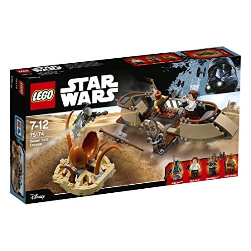 Juguete LEGO Desert Skiff Escape 75174 Star Wars con 4 minifiguras