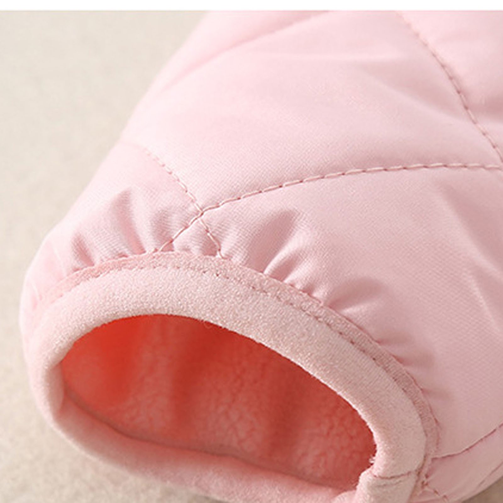 Kogui Toddler Girl Winter Snowsuit Infants' Snowsuit - Heavyweight Quilted Bodysuit - Outerwear Footed Jumpsuit Coveralls for Baby Boys/Girls Size 6 12 Months (Pink,6-12 Months)