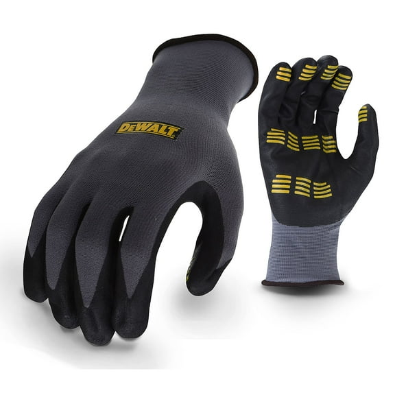 DeWALT DPG76XL Extra Large Tread Yellow/Black Nitrile Dipped 1 Pair Work Gloves