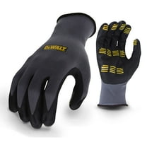 DeWALT DPG76XL Extra Large Tread Yellow/Black Nitrile Dipped 1 Pair Work Gloves